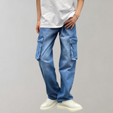Aart | Denim Cargo Pants 