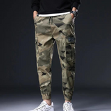 Camouflage jogger met zakken
