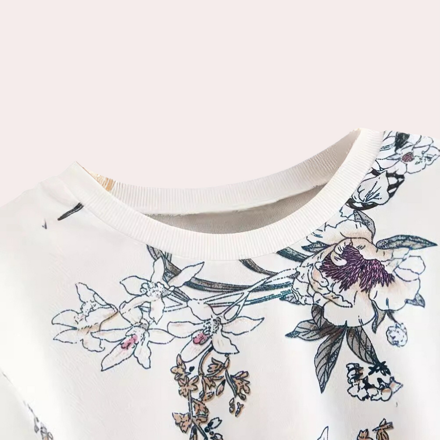 Ginevra - Fashionable Floral Sweater for Women