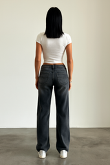 Elaris Jeans | Mid Waist Wide-Leg Damenjeans in 4 Farben