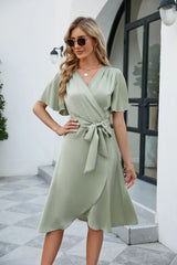bonnie elegante wikkeljurk
