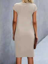 elegante midi jurk elina
