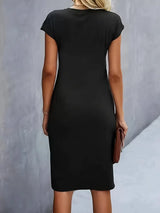 elegante midi jurk elina

