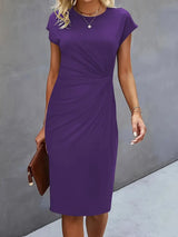 elegante midi jurk elina
