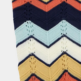 Alessandra Trui met opvallend zigzagpatroon in contrasterende kleuren. Perfect voor casual outfits en comfortabele dagen.
