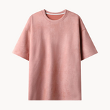 roze effen t-shirt Mason
