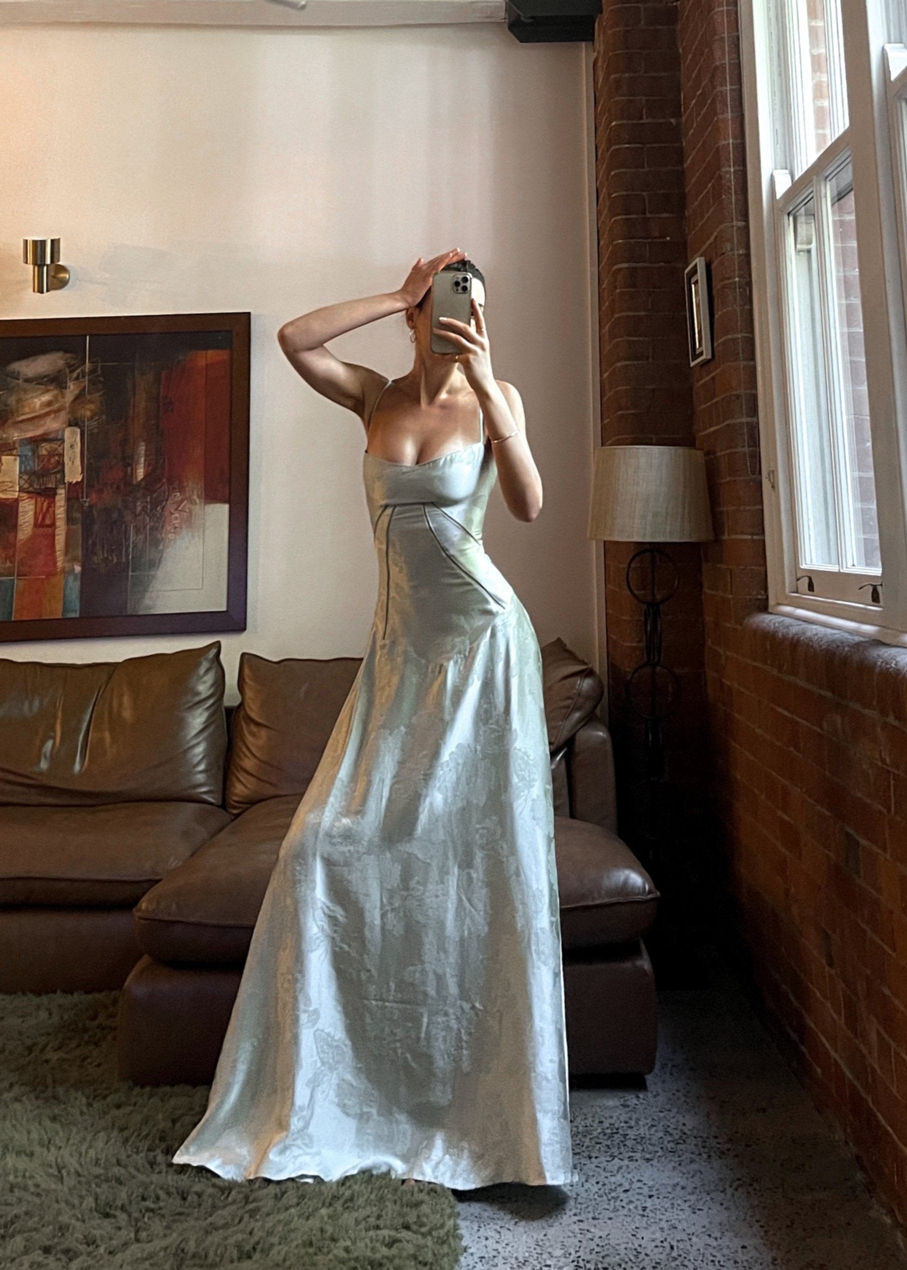Celina | Luxe Satijnen Avondjurk met Corset Rugsluiting