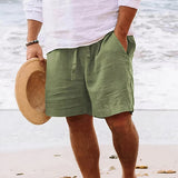 casual linnen short voor mannen
