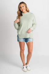 Green sweater