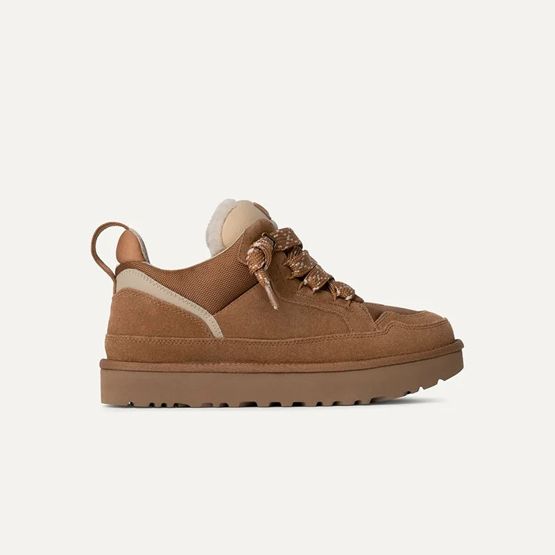 Norwelle Sneakers | Gefütterte Winter-Sneaker aus Veloursleder mit Plateau