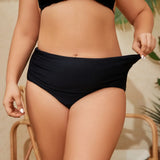 Perioden-Bikini Damen Schwarz auslaufsicher – Almira von Talaine, Rückansicht