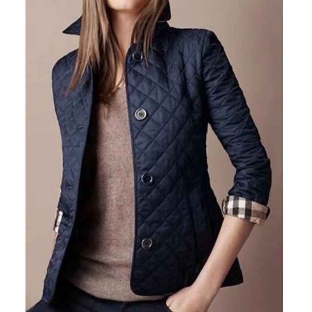 Leichte Steppjacke in Navy – Quinara Quilted Coat
