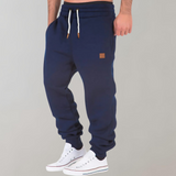 Marineblauwe Jaxon jogger met sportieve uitstraling
