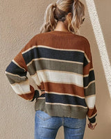 Serenelle | Gestreifter Oversize-Pullover aus weichem Strick