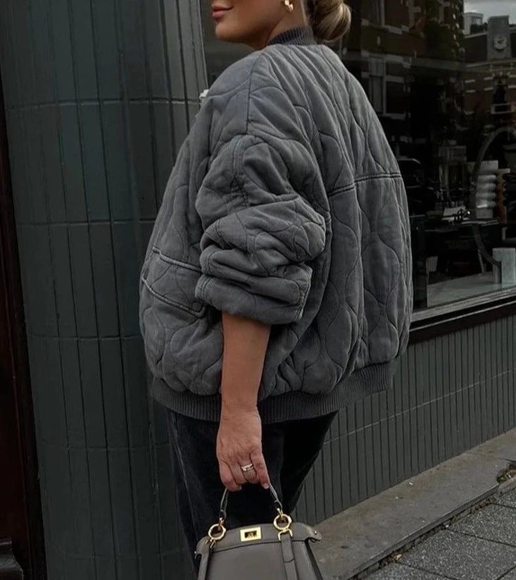 Lureva Quilted Bomber Produktfoto vorne
