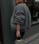 Lureva Quilted Bomber Produktfoto vorne
