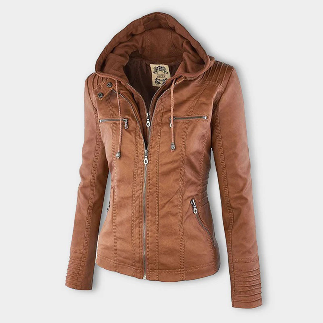 Ava | Stylish Leather Summer Jacket for Women