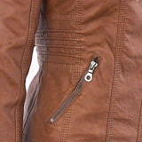 Ava | Stylish Leather Summer Jacket for Women