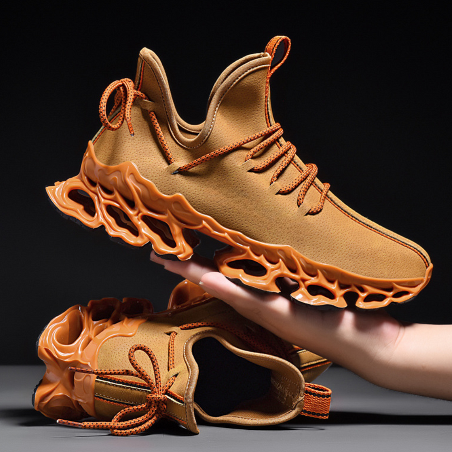 Moderne herenschoenen van hoogwaardig materiaal 