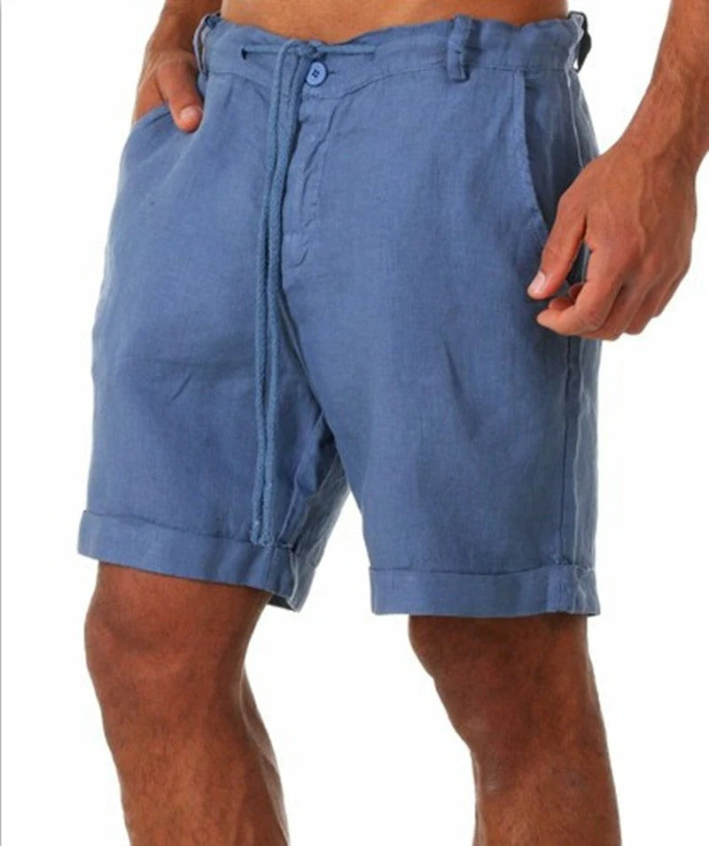 Larry | Breathable Cotton-Linen Shorts