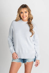 Light blue sweater