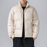 minimalistische winterjas voor heren
