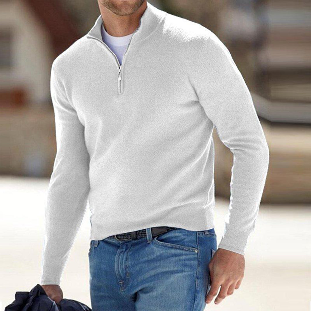 Arden vest voor heren, close-up van fleece materiaal.