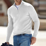 Arden vest voor heren, close-up van fleece materiaal.