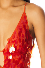 close-up von funkelndem paillettenstoff