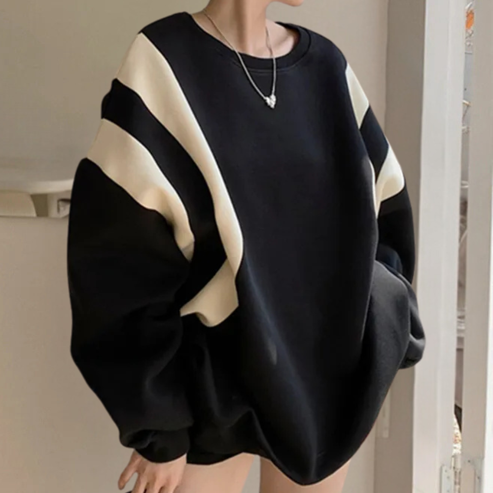 los sweatshirt dames zwart
