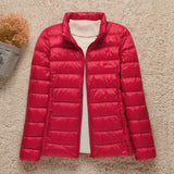 Steppjacke Damen rot Nevira Übergangsjacke
