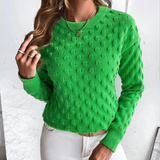 groene kasjmier trui casual chic
