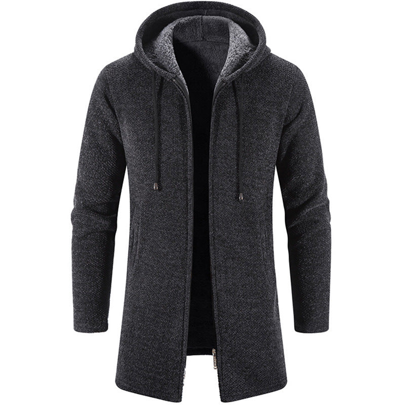 winter hoodie met zachte voering
