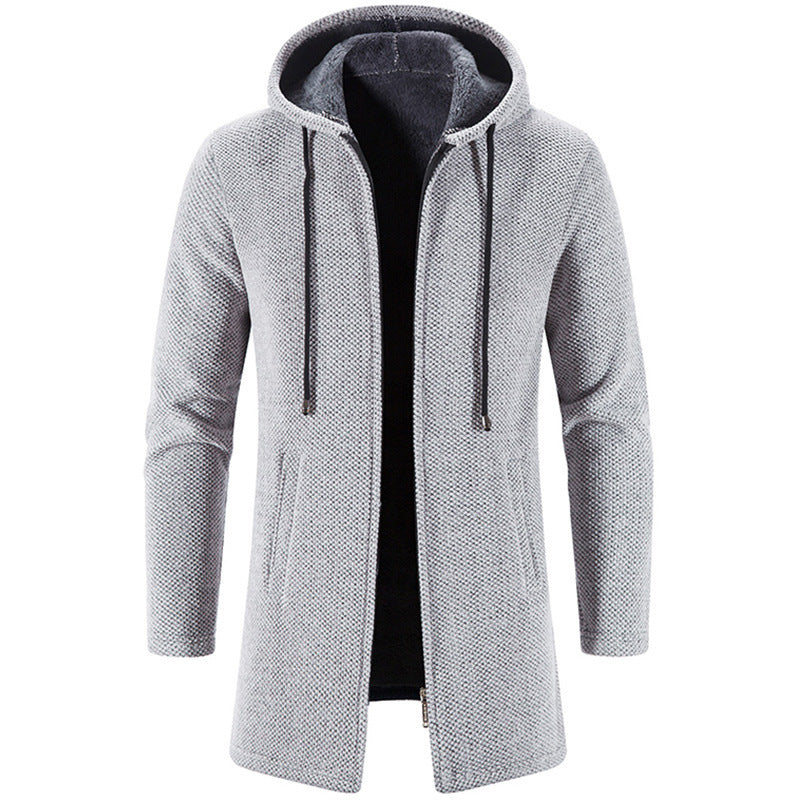 casual warme hoodie heren
