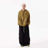 zachte gebreide hoodie
