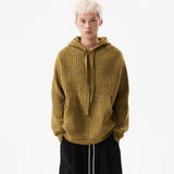 ribgebreide hoodie heren
