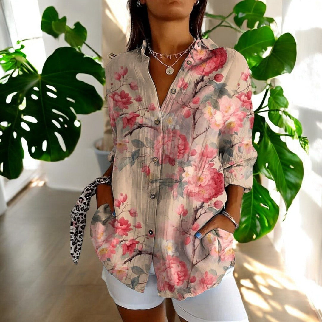 Carla | Vintage Floral Blouse