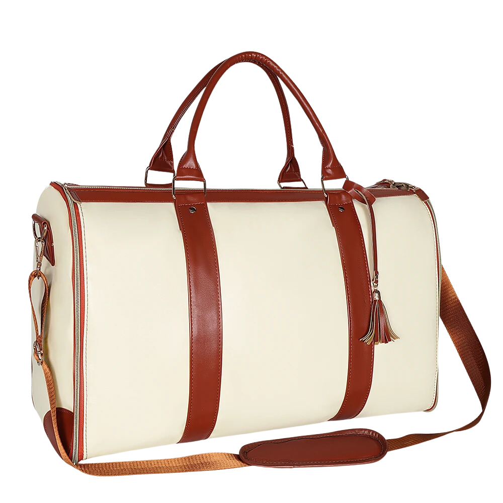 Beige Nomad Elite opvouwbare reis- en sporttas met waterbestendige afwerking