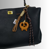 hippe tasdecoratie bruin en beige
