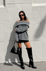 Charmelle Off-Shoulder Pullover | Damen-Trui mit eleganter Schulterfreiheit