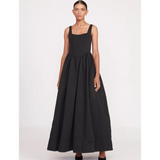 Velvet Noir | Midi Dress