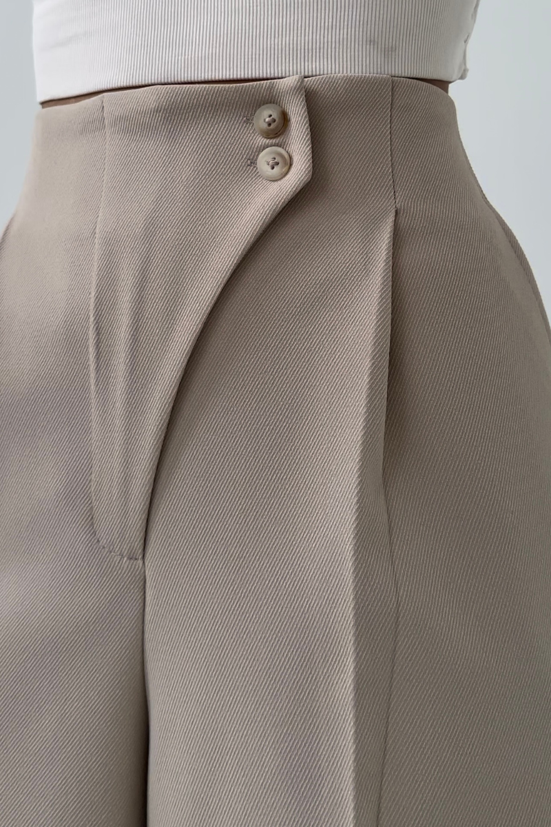 Alviera | Wide Leg High Waist Hose für Damen – Elegant & Vielseitig