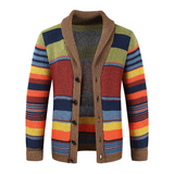 gebreid vest met patroon heren
