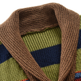 ben gebreid vest kleurrijk design

