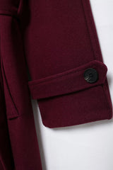 Valentina | Elegant Burgundy coat