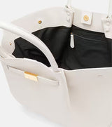 Weiße Tote Bag mit eleganten Henkeln