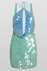 mermaid stijl jurk met diepe uitsnede voor dames damesjurk 