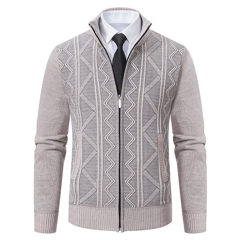 modern zakelijk gebreid vest
