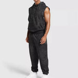 zachte katoenblend hoodie set
