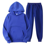 comfortabele loungewear set met hoodie
